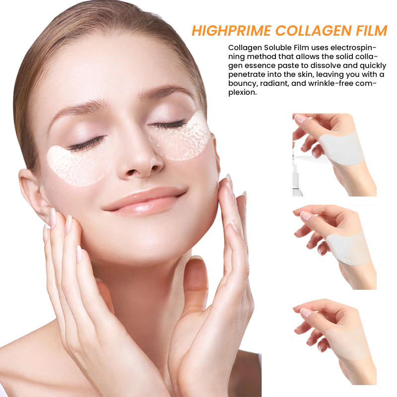 Description Picture 2 of item1pair Collagen Water Soluble Eye Mask Anti Aging Wrinkles Remove Dark Circles Nourish Mask Korean Moisturizing Eye Film