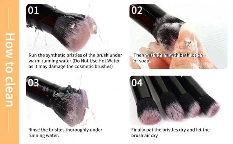 Description Picture 6 of itemMaange 18 Piece Makeup Brush Sets With Box Foundation Powder Concealers Eyeshadow Brush Blending Beauty Tools For Women Daily