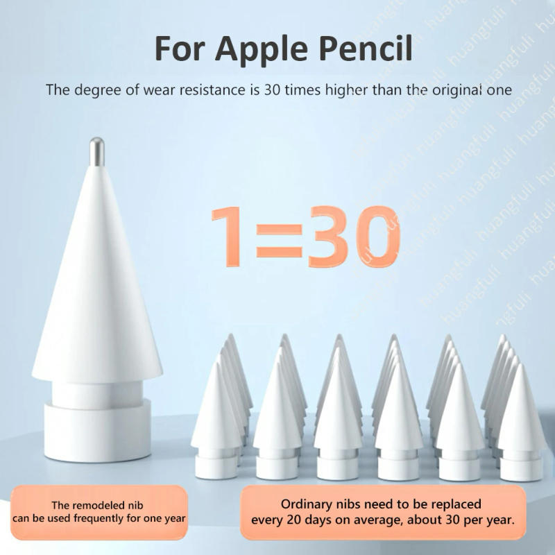 Description Picture 2 of itemReplacement 3.0 3.5 4.0 Thin Tip For Apple Pencil 1st 2nd Gen iPad Pen Tips,For Apple Pencil Spare Nib Enough 4 Years of Use