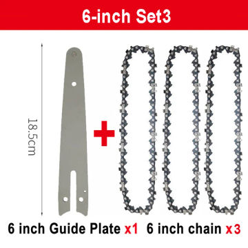 4 Inch/6 Inch Electric Chain Saw Mini Steel Chainsaw Chains Electric Chainsaws Garden Power Tools Accessories