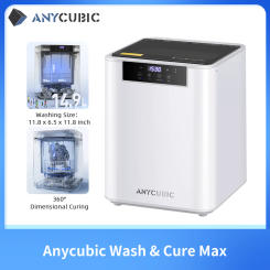 ANYCUBIC Wash & Cure Max Large Size Washing Machine For Photon M3 Max LCD SLA Resin 3d Printer Washing Curing Model 2 in 1