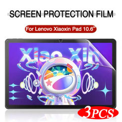 3PCS Pet Soft Screen Protector For Lenovo Xiaoxin Pad 10.6'' 2022 Tablet Lenovo TB-125FU TB-128FU Protective Film
