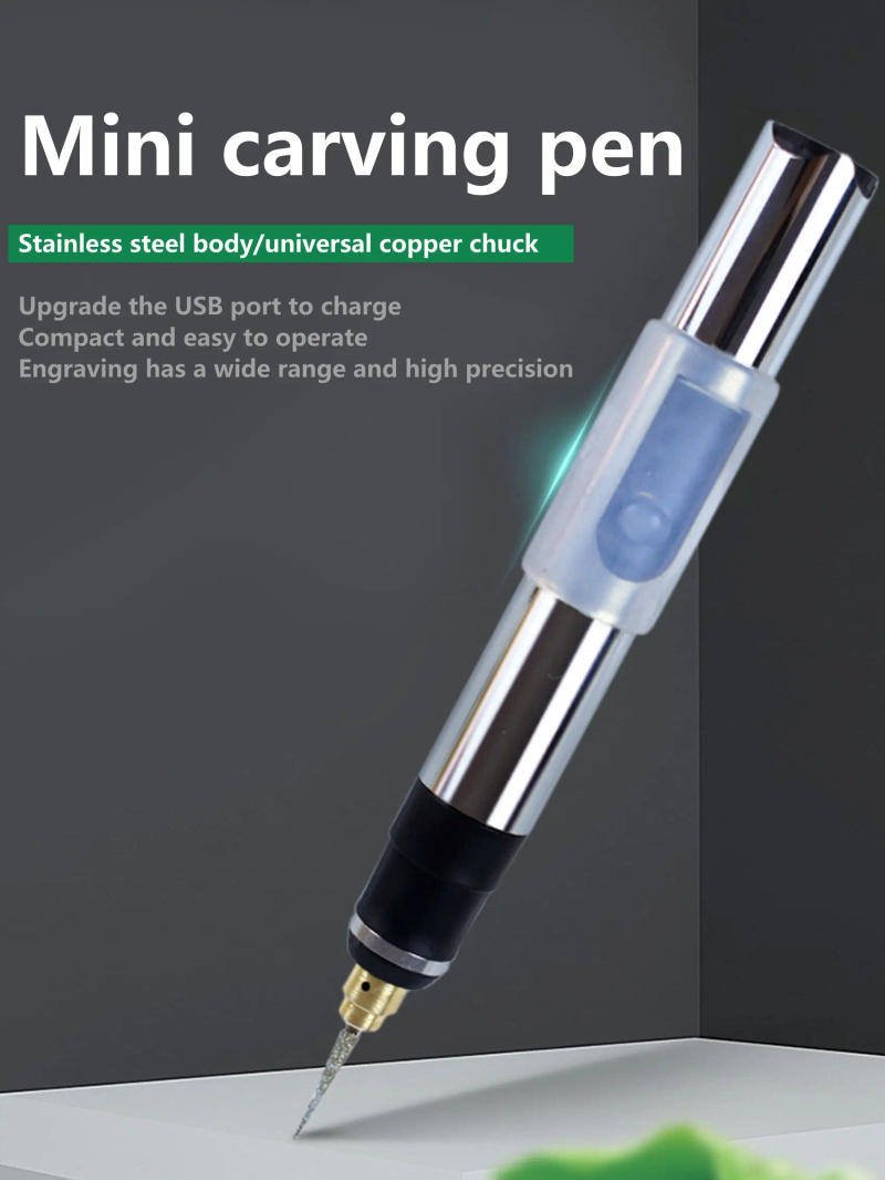 Description Picture 2 of itemUSB Cordless Rotary Tool Kit Woodworking Engraving Pen DIY For Jewelry Metal Glass Mini Wireless Drill