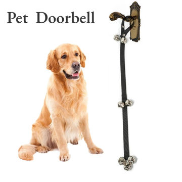 Puppy Bells Dog Doorbells for Door Knob/Potty Training/Go Outside-Dog Bells, Puppies Doggy Pooch Cat, Pet Lovers-Premium Quality