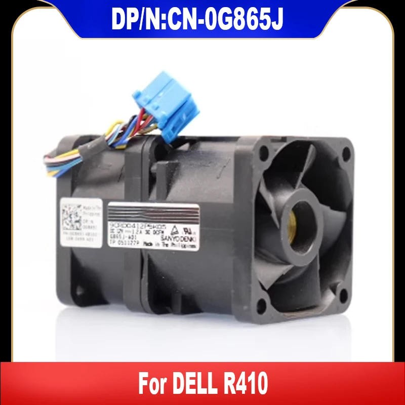 Description Picture 2 of item0G865J For DELL R410 Server Cooling Fan 9CRD0412P5K05 CN-0G865J G865J Cooler Fan Heatsink Radiator High Quality 100% Tested