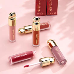 QIBEST Liquid Blush Stick With Cushion Natural Liquid Contouring For Face Blusher Pigment Lasting Cheek Tint Cream Blush Makeup