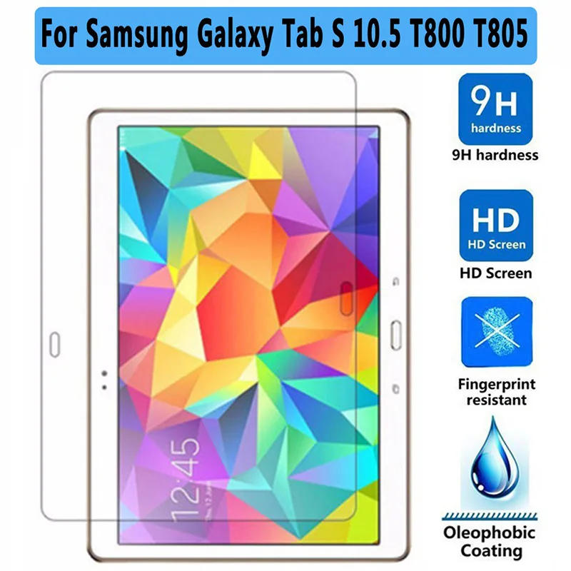 Description Picture 2 of itemTempered Glass For Samsung Galaxy Tab S 10.5 T800 Tablet Glass for Samsung Tab S SM-T805 Screen Protector Tablet Protective Film