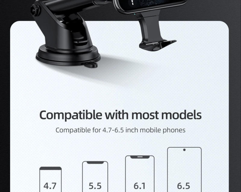 Description Picture 4 of itemHOCO Qi wireless Car Charger Stand Automatic infrared clip Air Vent Mount Car Phone Holder 10W Fast Charger for iphone XS Max XR
