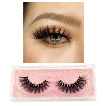 AMAOLASH 5D Mink Eyelashes Long Lasting Mink Lashes Natural Dramatic Volume Eyelashes Extension Thick Long 3D False Eyelashes