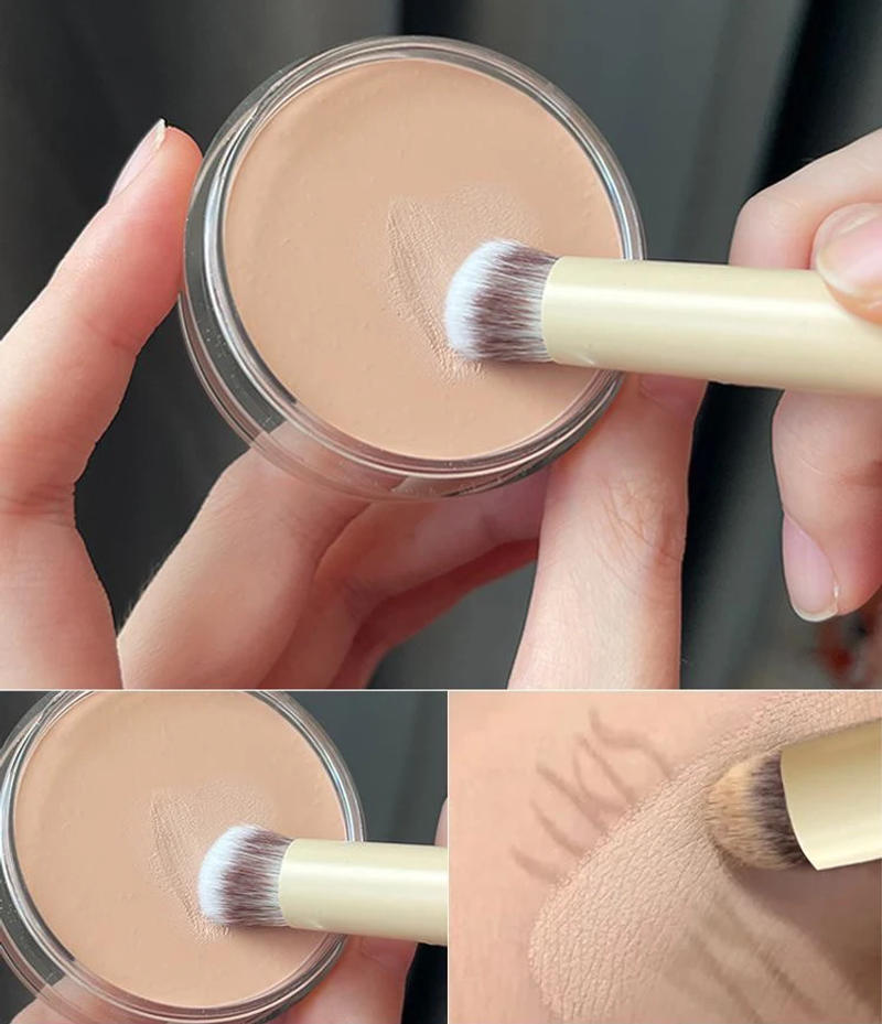 Description Picture 6 of itemSponge Concealer Makeup Brushes Lipstick Lip Brush Soft Makeup Powder Puff Wet Dry Use Face Contouring Blending Makeup Brushes