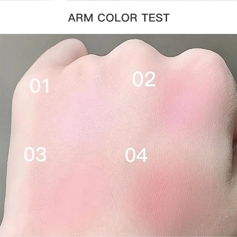 Description Picture 3 of itemNatural Pink Color Cappuvini Blusher Stick Face Blusher Patting Powder Blusher for Cheeks Cute Korean Style