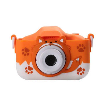 2.0IPS X5S Kids Digital Camera Cartoon Fox Protective Cover Mini Video Camera For Boy Girl Gift Toys 4000W Camera