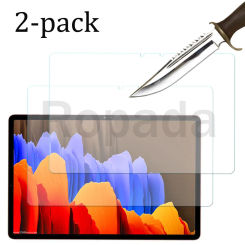 2 Packs for Samsung galaxy tab S7 SM-870 SM-875 Tempered glass screen protector 2.5D 9H 0.33 tablet front cover film