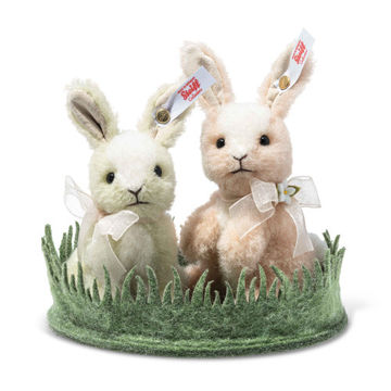 2-Piece Easter Rabbit set, 4 inches