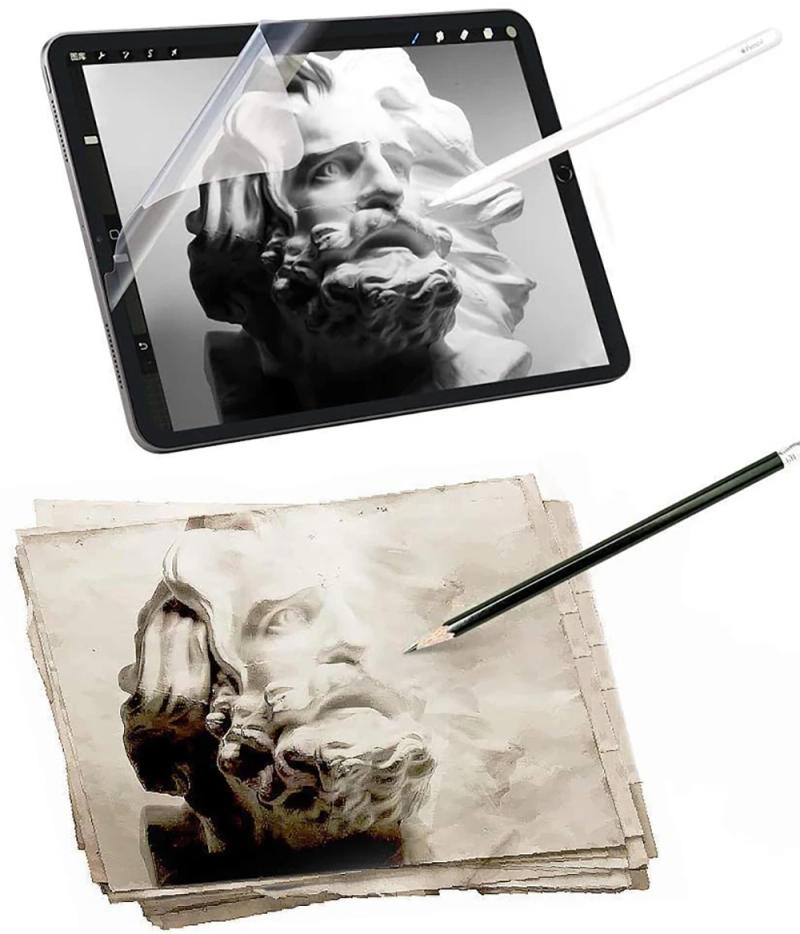 Description Picture 2 of itemPaper Like Screen Protector For Apple iPad 10th 10.9 Air 5 4 3 Mini 6 10.2 7th 8th 9th Pro11 Painting Write Matte Paperlike Film