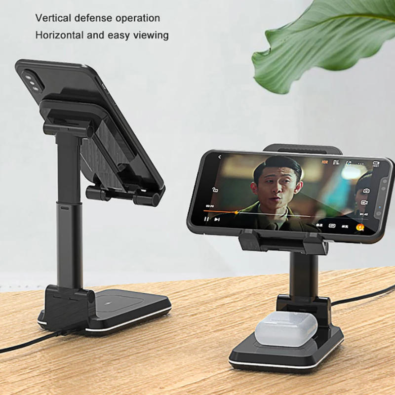 Description Picture 5 of itemFast Wireless Charger Bracket For iPad Mini iPhone X 8Plus XR 11 Pro XS Max Airpods 2 Pro Samsung S9 Note9 tablet Charging Stand