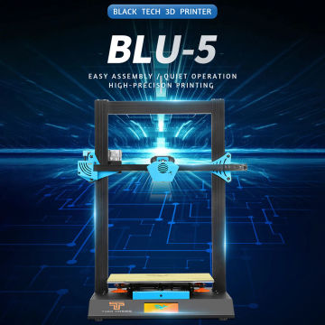 Twotrees Blu-5 Bluer Plus l3D Printer Kit I3 Mega Upgrade PEI Magnetic Build Plate Large Size Metal Frame BL Touch Screen