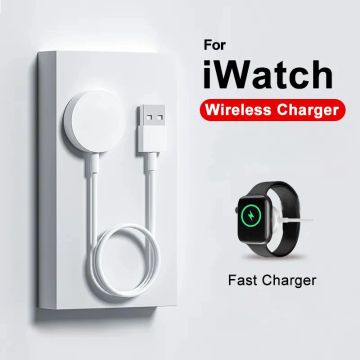 For Magnetic Wireless Charger For iWatch 8 7 6 SE Portable Fast Charging Watch Series 5 4 3 2 1 USB Cord Cable