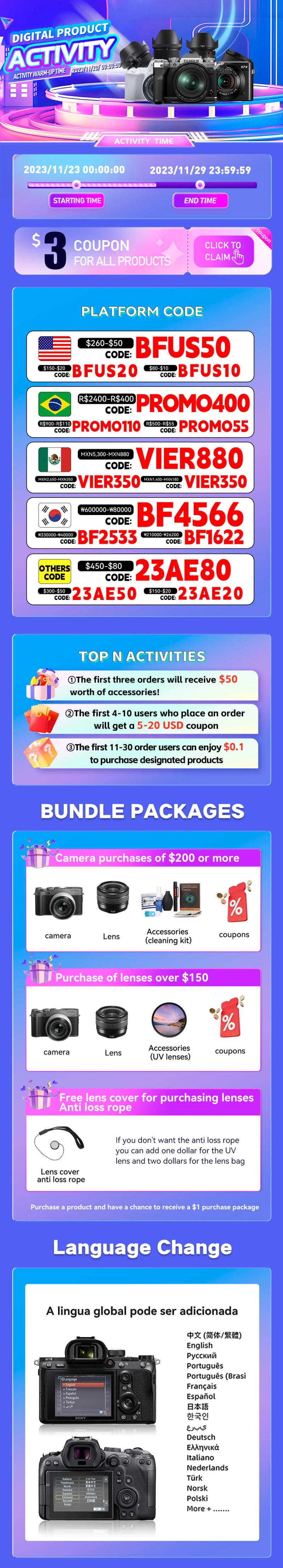 Description Picture 2 of itemCanon EOS 6D DSLR Full-Frame Digital Professional Photo Dslr Cameras Frameset 4K Video HD Photography Canon 6D Body（Used）