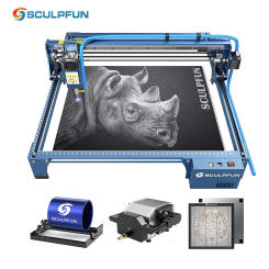 SCULPFUN S10-3 set Laser Engraving Machine 10W Hig Accuracy Laser Engraver Industrial-grade Carving Laser Carve and cut