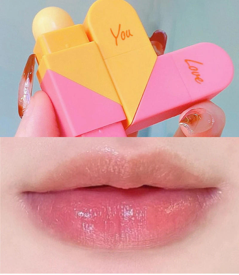 Description Picture 5 of itemLove Double Head Lip Balm Lipstick Base Fruit Flavor Lip Oil Moisturizing Transparent Lipgloss Long Lasting Hydrating Lip Care