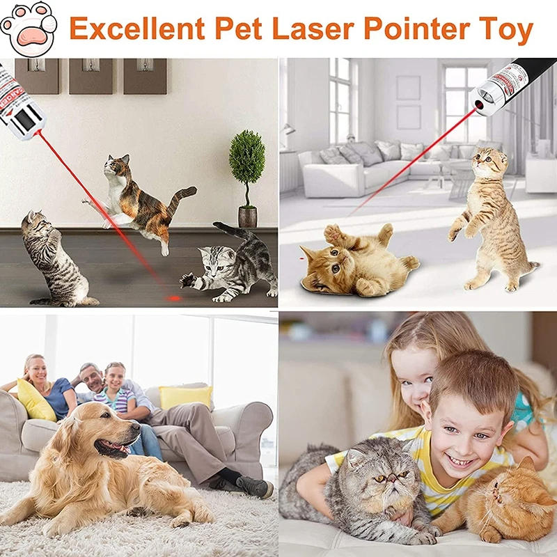 Description Picture 5 of itemCat Laser Toy Laser Sight Pointer Projection Cat Toy Funny Cat Stick  LED Laser Indoor Cat Toy Interactive Cat Toy Rascador Gato