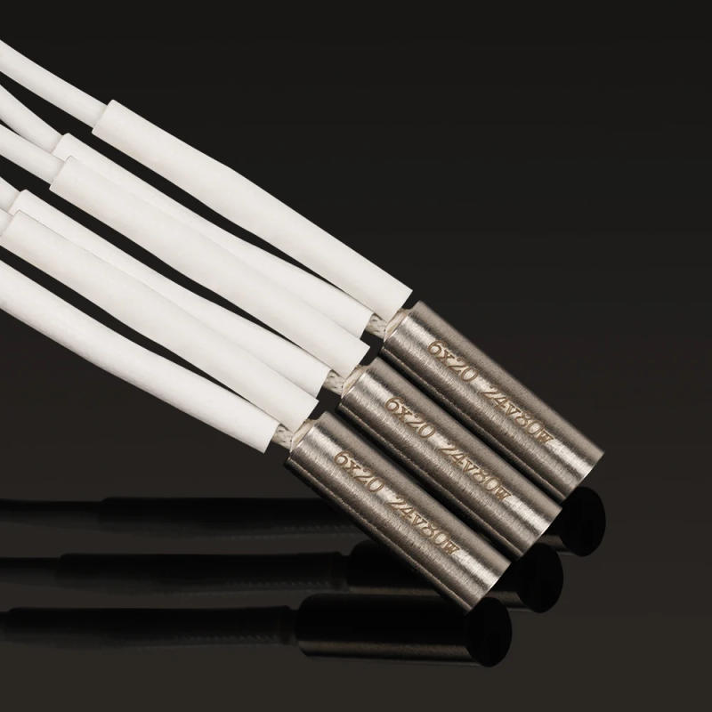 Description Picture 3 of itemKINGROON 24V 80W Heater Cartridge 6*20mm 1M High Temperature Quick Heating Tube For E3D V6 Volcano Hotend 3D Printer Parts