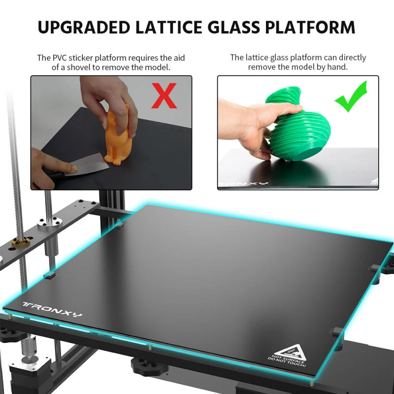 Description Picture 4 of itemTronxy Impresoras 3D 5SA PRO Printer OSG External Dual Axis Guide Titan Extruder Print Flexible Filament TPU PETG ABS PLA So on