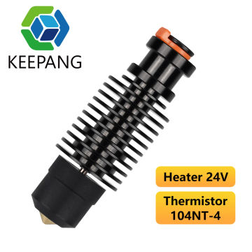 Kee Pang  V6 Hotend 24V 50W Quick Heating Ceramic Heating Core Print Head for DDE DDB Extruder Ender 3 CR10 MK3S 3D Printer