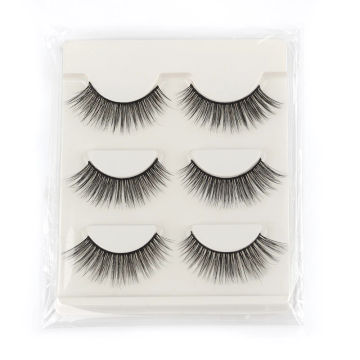 20/5/3 Pairs Cat Eye 3D Mink Lashes Natural Long Half Lashes Faux Cilios Makeup Tools Fake Half Eye Lashes Maquiagem Wholesale