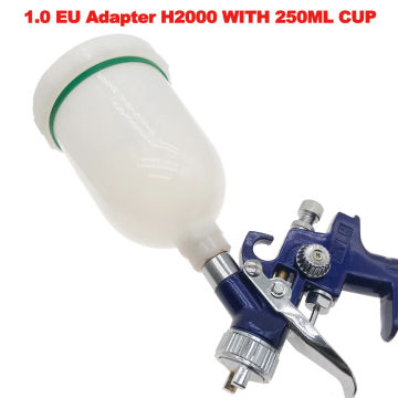 WENXING 0.8mm/1.0mm Nozzle H-2000 Professional HVLP Mini Paint Spray Gun Airbrush For Painting Car Aerograph Pneumatic Gun