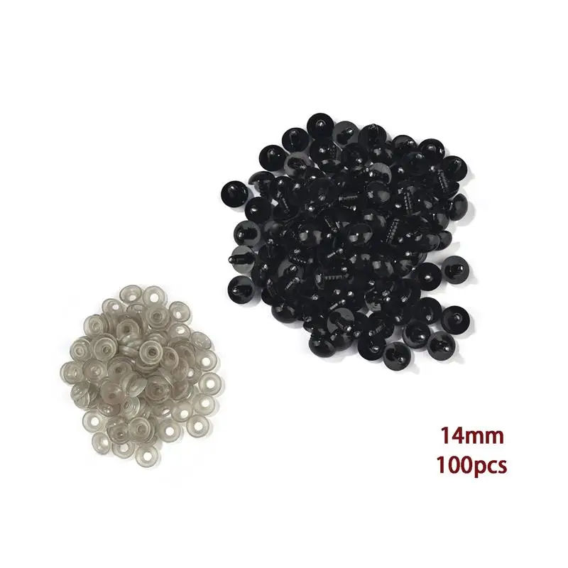 100pcs 8mm Eyeball Doll