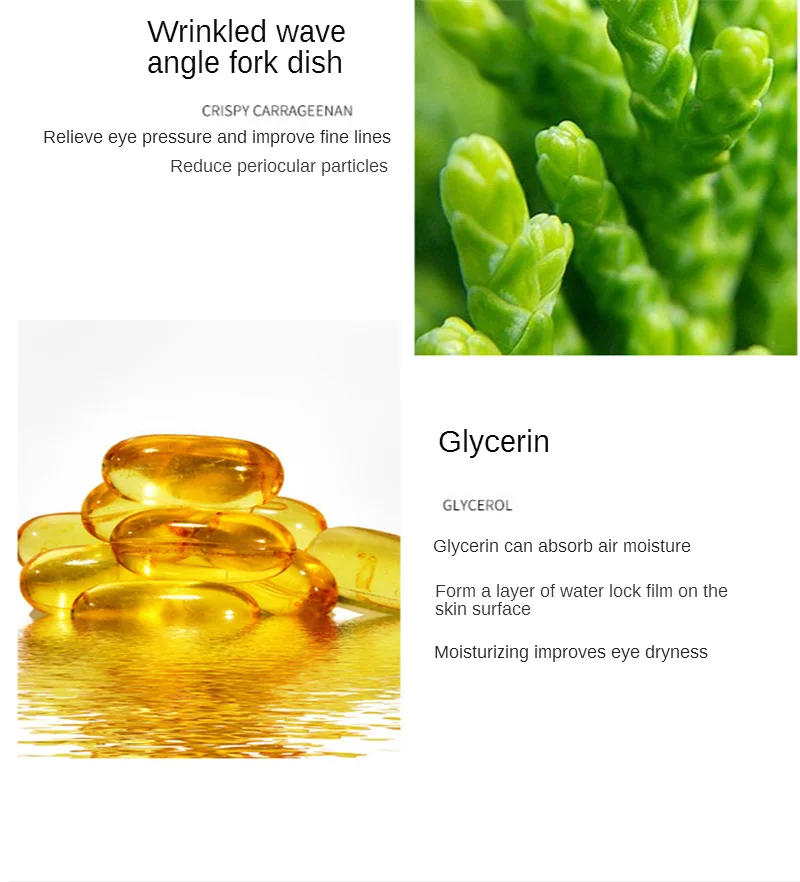 Description Picture 6 of item60PCS Ruby Collagen Hydrating Eye Mask Hydrogel Eye Patches with Red Algae Extract Remove Dark Circles Moisturizing Skin Care