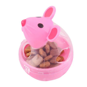 Cat  Mice Food Tumbler Cat Food Toy Ball Interactive Cat Food Feeder Leak Food Interesting Plastic Cat Food Dispenser Treat Toy