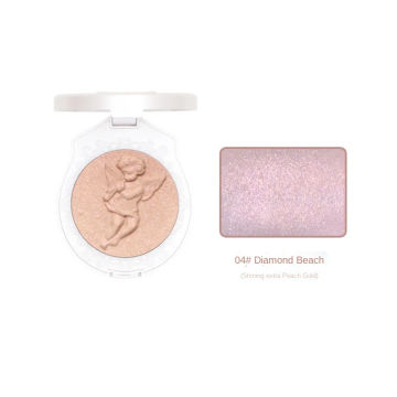 Angel High-gloss Diamond Powder Highlighter Brightening Nose Shadow Cosmetic Pearlescent Face  Iluminador Maquillaje