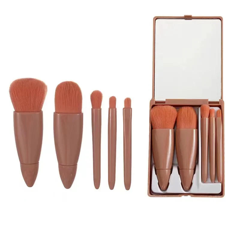 Description Picture 5 of item2023 Professional Mini akeup Brushes Set Mirror Box Blush Lip Eye Shadow Brush Cosmetic Brushes Kit Portable Travel  Beauty Tool