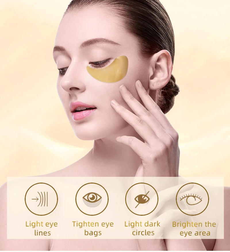 Description Picture 6 of item2/3/5PCS Effective Wrinkles Brighten Anti Aging Brighten Tired Eyes Beauty Natural Collagen Gel Tighten Eye Patches Gentle