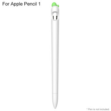 Cartoon Carrot Shape Silicone Stylus Pen Protective Cover for Apple Pencil 1/2