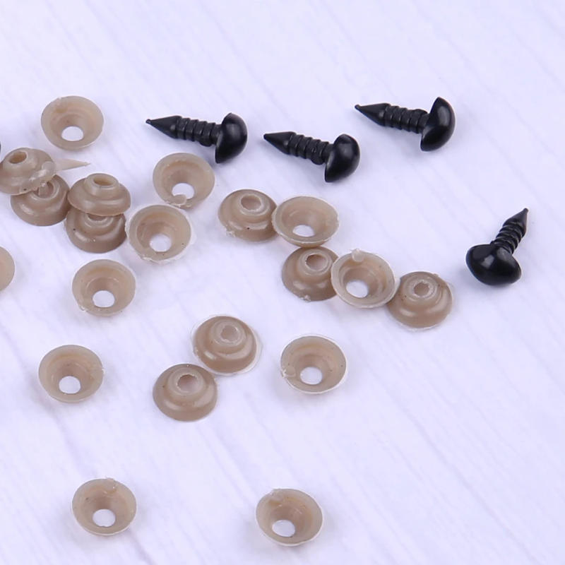 Description Picture 5 of itemFenrry 100 Pairs Black Plastic Round Eye 5-12mm Eyeball DIY Doll Accessories Plush Safety Eyes for Toys Animal Eyes with Washers