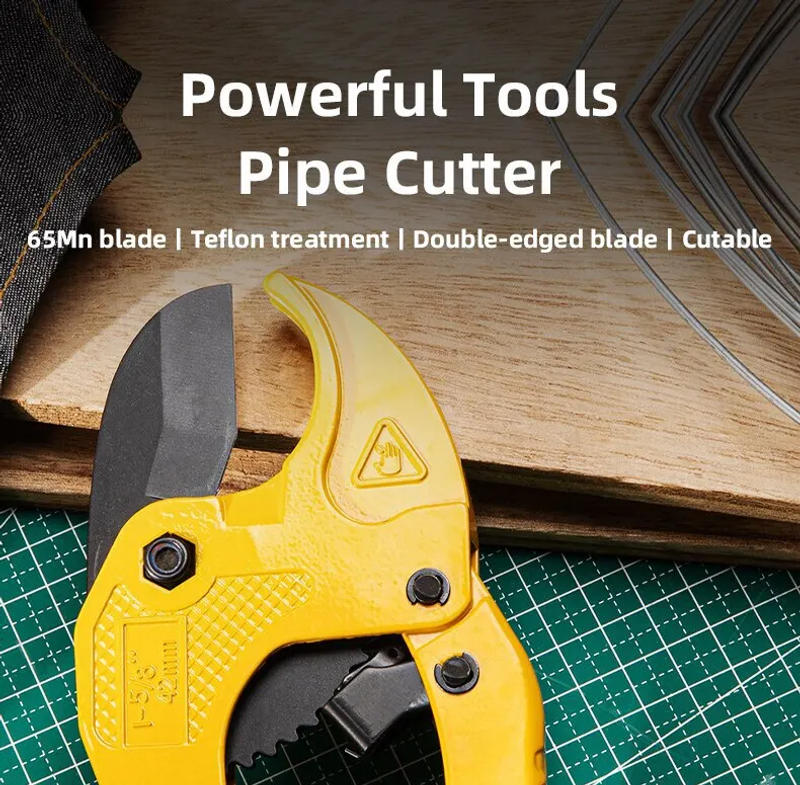 Description Picture 4 of itemPVC Pipe Cutter 42mm Aluminum Tube Scissors Tube Hose Plastic Pipes Plumbing Manual Rustproof Hand Tools