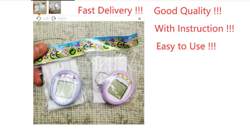 Description Picture 3 of itemFashion Cute 90S Nostalgic Tamagotchi Electronic Pets Gift  Educational Funny Virtual Cyber Pet Toy Gift Christmas Pets Toys