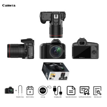 4K Professional Camcorder WIFI Digital HD Video Camera for Youtube Streaming Vlog Recorder 16X Time-Lapse Webcam Stabilizer Cam