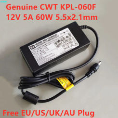 Genuine CWT 12V 5A 60W KPL-060F-VI KPL-060F AC Adapter For Dahua Hikvision Monitoring Video Recorder Power Supply Charger