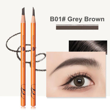 Hard Microblading Eyebrow Pen Waterproof Permanent Makeup Eye Brow Definer Enhancers Pencil Natural Henna Eyebrow Tattoo Tint