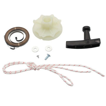 Recoil Spring+Starter Pulley+Starter Handle+Rope Kit For Poulan 2150LX 2155 2175 2175LE 2250 2250LE 2350 2375 2375LE 2450 2550