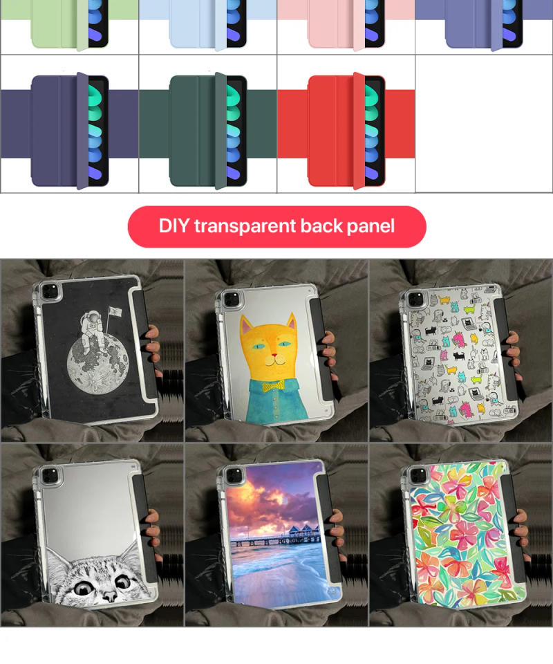 Description Picture 5 of itemFor Mi Pad 5/6 Tablet Case Accessories Support Magnetic Auto Wake Up For Xiaomi 11 Inch Mi Pad Pro 5/6 Tablet Protective Cover