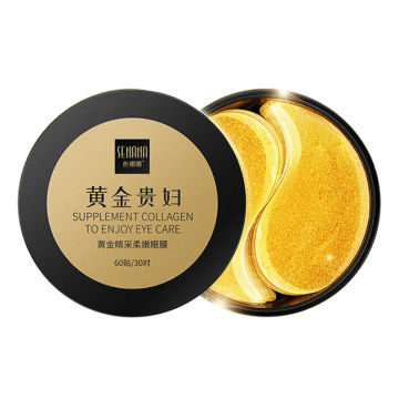 Skin Care Products 60pcs Eye Mask 24K Gold Hyaluronic Acid Eye Mask Remove Dark Eye Circles Collagen Eye Patches Korean Cosmetic