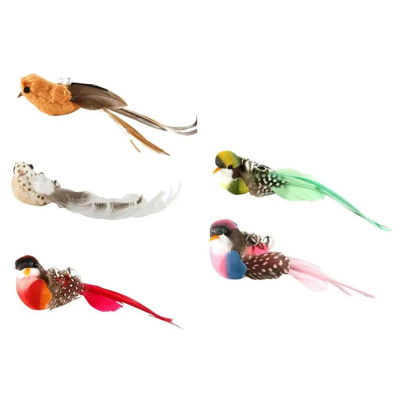 Description Picture 5 of itemSimulation Bird Cat Toy Feather Bird With Bell Kitten Wand Toy Replacement Handmade Cat Toy Wand Refills For Cat Wand Cat Toys