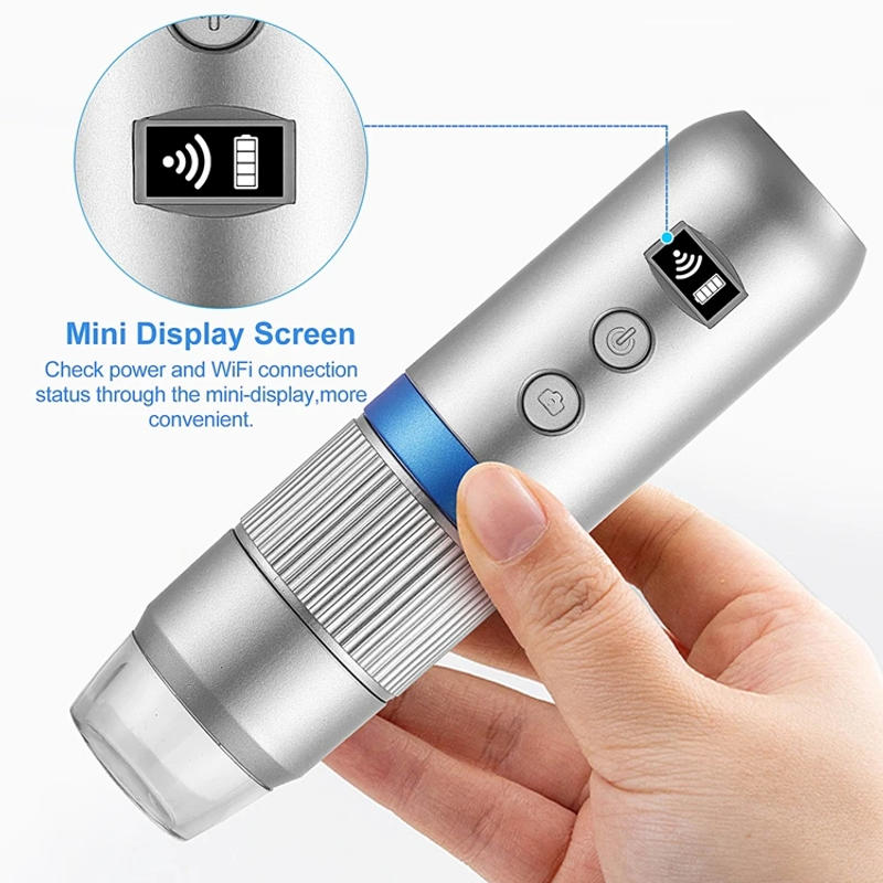 Description Picture 5 of itemProfessional WiFi Digital Microscope 50X-1000X 8 LEDs 2MP USB Electronic Microscopes Zoom Camera Magnifier ABS Stand For Repair