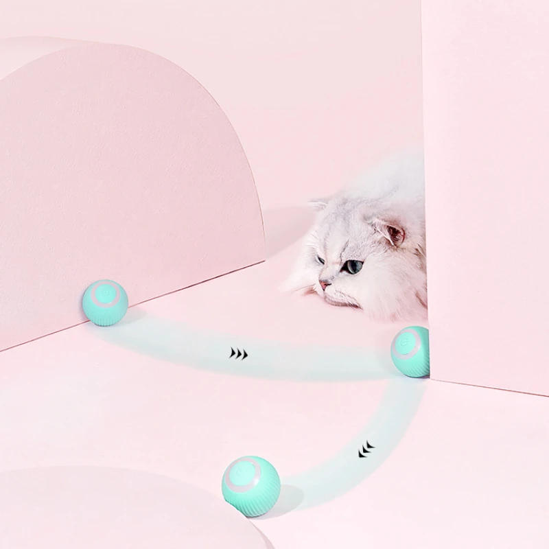 Description Picture 3 of itemSmart Cat Rolling Ball Toys Rechargeable Cat Toys Ball Motion Ball Self-moving Kitten Toys for Indoor Interactive Playing